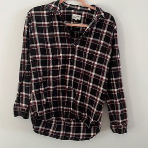 Frank & Oak Plaid Button Up Shirt